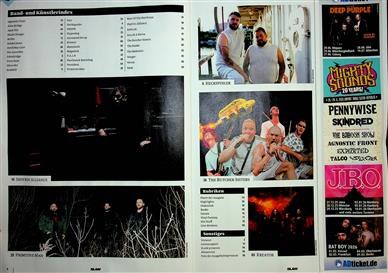 Slam Magazin Inhaltsverzeichnis