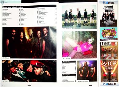 Slam Magazin Inhaltsverzeichnis