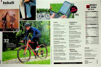 RoadBIKE Inhaltsverzeichnis