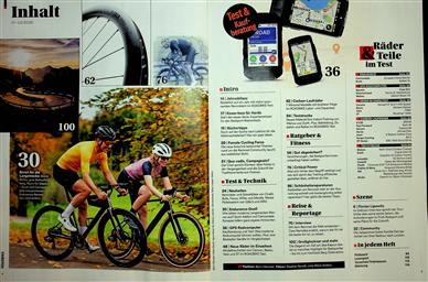 RoadBIKE Inhaltsverzeichnis
