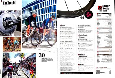 RoadBIKE Inhaltsverzeichnis