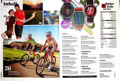 RoadBIKE Inhaltsverzeichnis