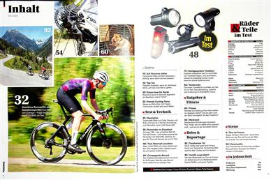 RoadBIKE Inhaltsverzeichnis