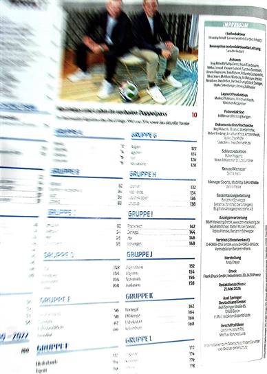 Sport Bild SH WM 2026 Inhaltsverzeichnis