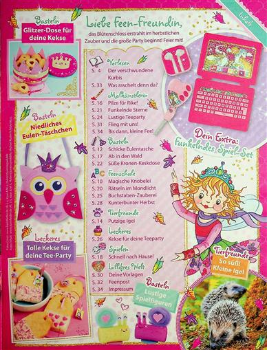 Prinzessin Lillifee Inhaltsverzeichnis