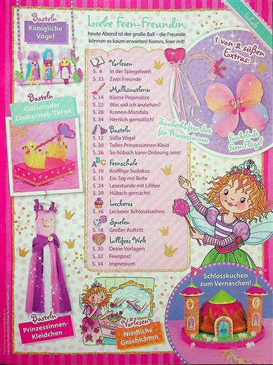 Prinzessin Lillifee Inhaltsverzeichnis