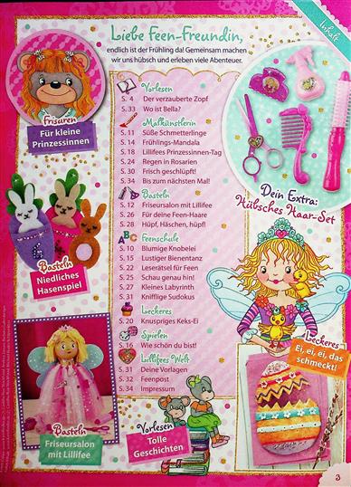 Prinzessin Lillifee Inhaltsverzeichnis