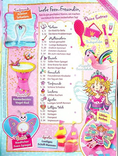 Prinzessin Lillifee Inhaltsverzeichnis