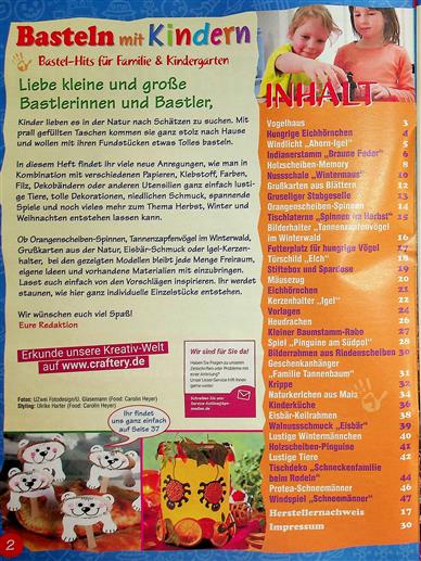 Bastelspaß mit Naturmaterialien Inhaltsverzeichnis