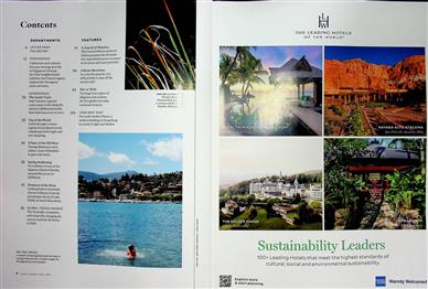 Travel & Leisure Inhaltsverzeichnis