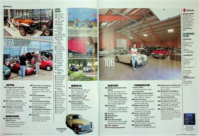 Auto Bild Klassik Inhaltsverzeichnis