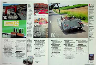 Auto Bild Klassik Inhaltsverzeichnis