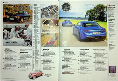 Auto Bild Klassik Inhaltsverzeichnis