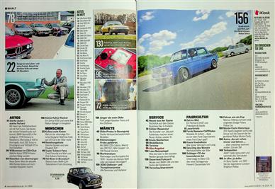 Auto Bild Klassik Inhaltsverzeichnis