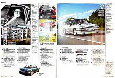 Auto Bild Klassik Inhaltsverzeichnis