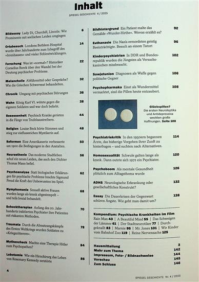 Spiegel Geschichte Inhaltsverzeichnis