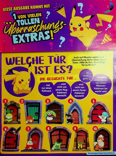 Pokémon Inhaltsverzeichnis