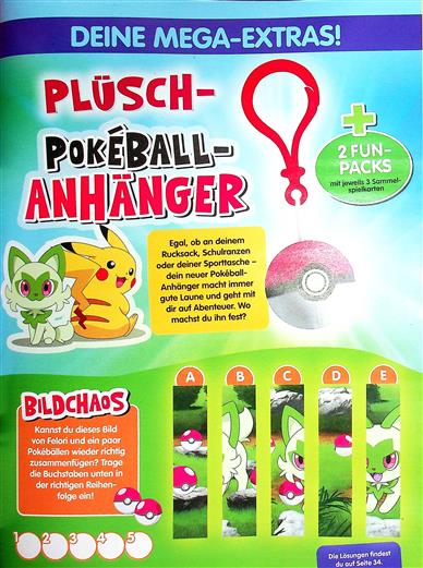 Pokémon Inhaltsverzeichnis