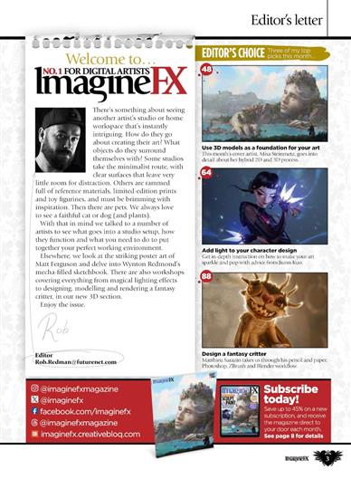 Imagine FX Inhaltsverzeichnis