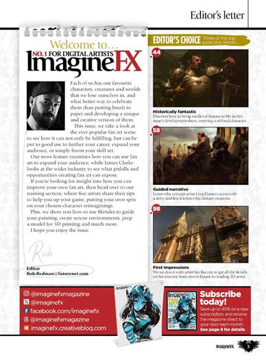 Imagine FX Inhaltsverzeichnis