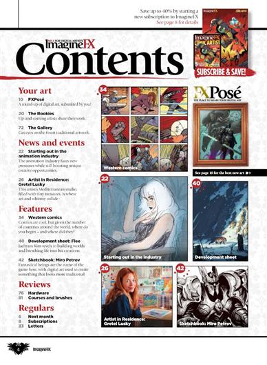 Imagine FX Inhaltsverzeichnis