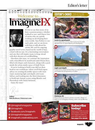 Imagine FX Inhaltsverzeichnis