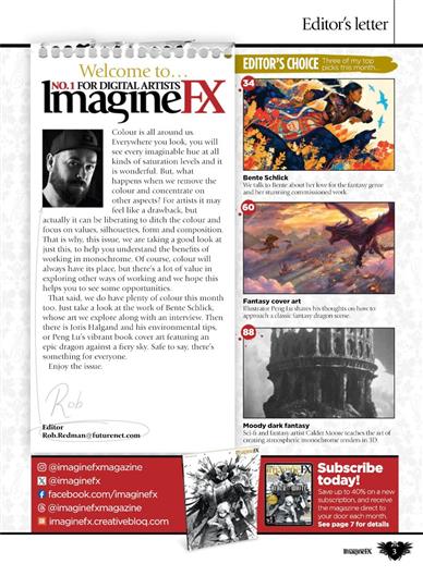 Imagine FX Inhaltsverzeichnis