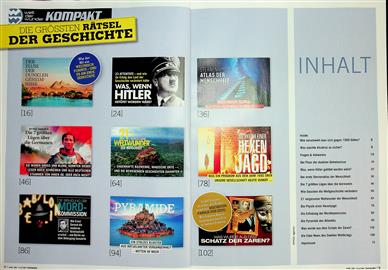 Welt der Wunder Kompakt Inhaltsverzeichnis