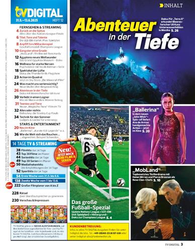 TV Digital XXL Inhaltsverzeichnis