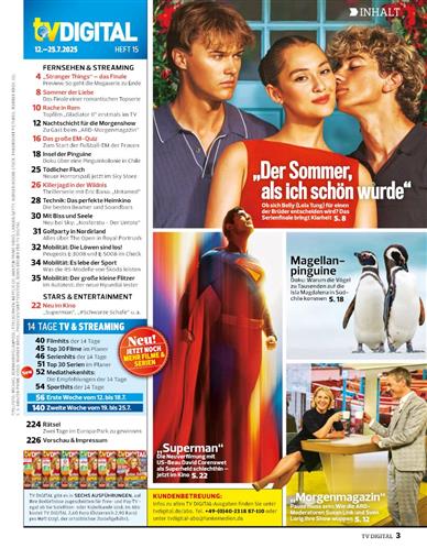 TV Digital XXL Inhaltsverzeichnis