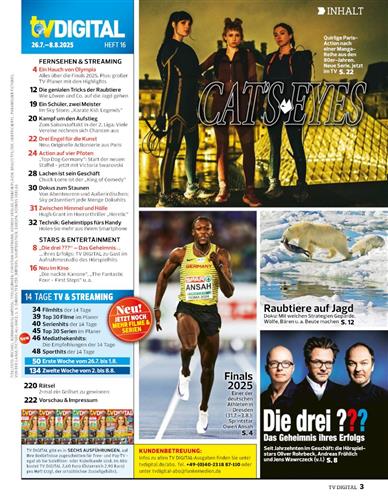 TV Digital XXL Inhaltsverzeichnis