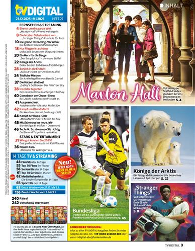 TV Digital XXL Inhaltsverzeichnis