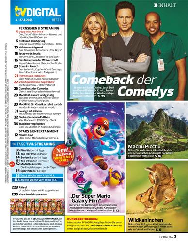 TV Digital XXL Inhaltsverzeichnis