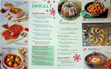 Rezepte mit Herz Spezial Familienküche Winter Inhaltsverzeichnis
