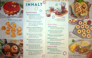Rezepte mit Herz Familienküche Adventszeit Inhaltsverzeichnis