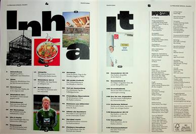 11 Freunde Spezial Stadien Inhaltsverzeichnis