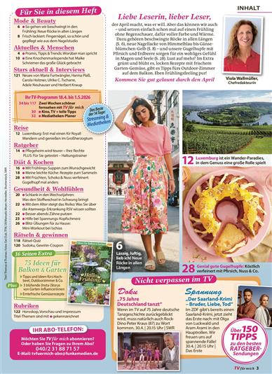 TV für mich Inhaltsverzeichnis