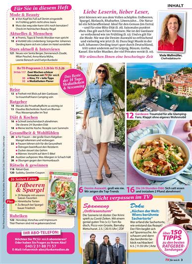 TV für mich Inhaltsverzeichnis