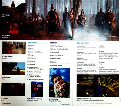 Blu-ray Magazin Inhaltsverzeichnis