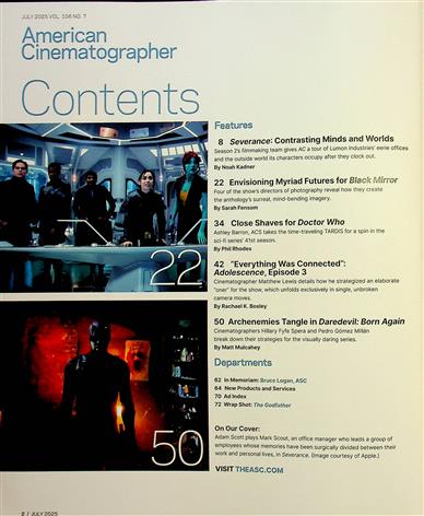 American cinematographer (US) Inhaltsverzeichnis