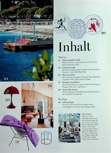 Deco Home Inhaltsverzeichnis