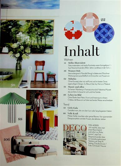 Deco Home Inhaltsverzeichnis