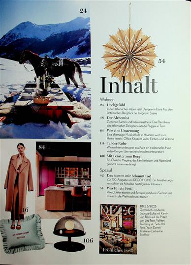 Deco Home Inhaltsverzeichnis