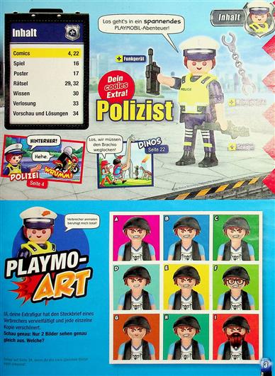 Playmobil Magazin Inhaltsverzeichnis