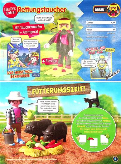 Playmobil Magazin Inhaltsverzeichnis
