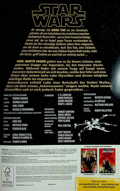Star Wars das offizielle Magazin Inhaltsverzeichnis