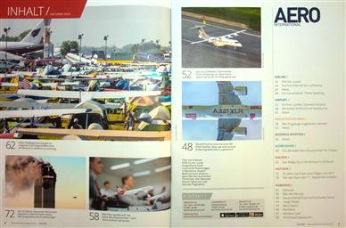 Aero International Inhaltsverzeichnis