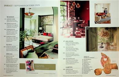 Homes & Gardens Deutsch Inhaltsverzeichnis
