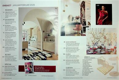 Homes & Gardens Deutsch Inhaltsverzeichnis