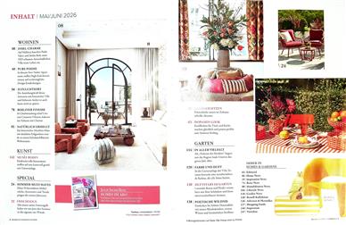 Homes & Gardens Deutsch Inhaltsverzeichnis